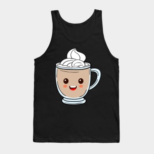 Cute Smiling Hot Cocoa Tank Top